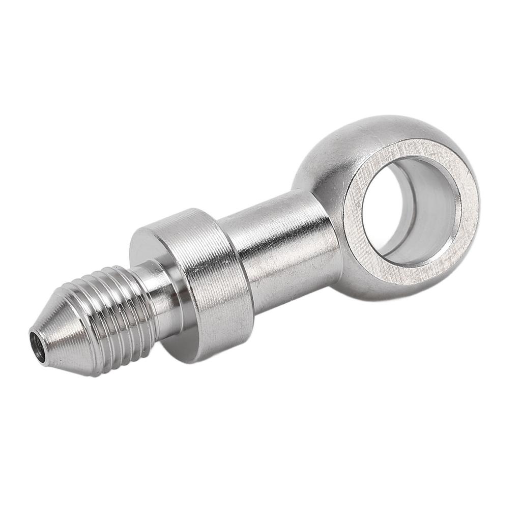 38in Brake Banjo Fitting 10mm Inner Diameter Stainless Steel Hose Line Adapter Leakage Prevention