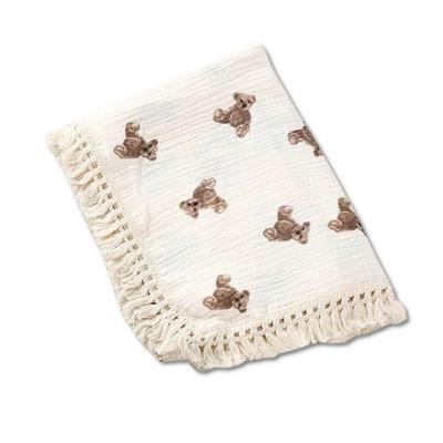 Baby Blanket Muslin Large Organic Swaddle 100X120Cm