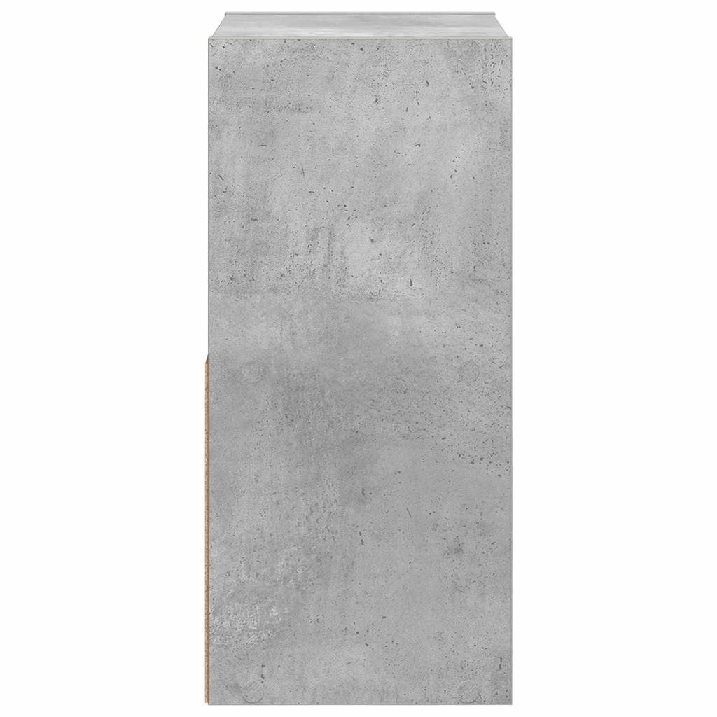 Nightstand 2 pcs Concrete Grey 30.5 x 27 x 59.5 cm Particleboard