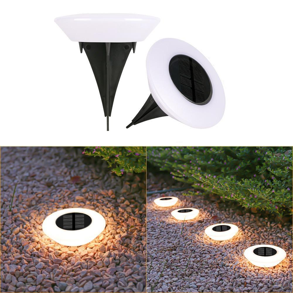Waterproof Solar Lawn Lamp LED Solar Powered Light Ground Light Outdoor Floor Lamp  Garden