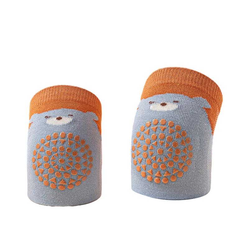 Toddler Baby Knitted Anti-slip Crawling Knee Pads Breathable Comfortable Knee Brace Leg Protector