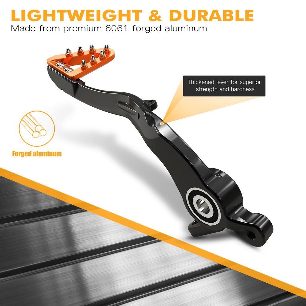 NICECNC For KTM EXC 300 2017-2023 EXC 250 EXCF 350 EXC 450 SX 125 SXF 250 SXF 450 XCW 300 Forged Brake Pedal Lever Shift Lever