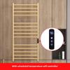 304 Stainless Steel Electric Heated Towel Rack with Golden Controller