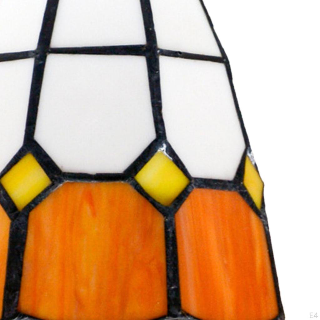 Chandelier Cover with Stained Glass for E27 Sockets Easy Installation Light Shade