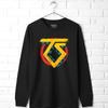 Twisted Sister Rock Band Logo Men's Long Sleeve T Shirt
