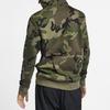 Nike SB Icon Fleece-Lined Skateboarding Hoodie Men Hoodie Green-Camo AT9756-222