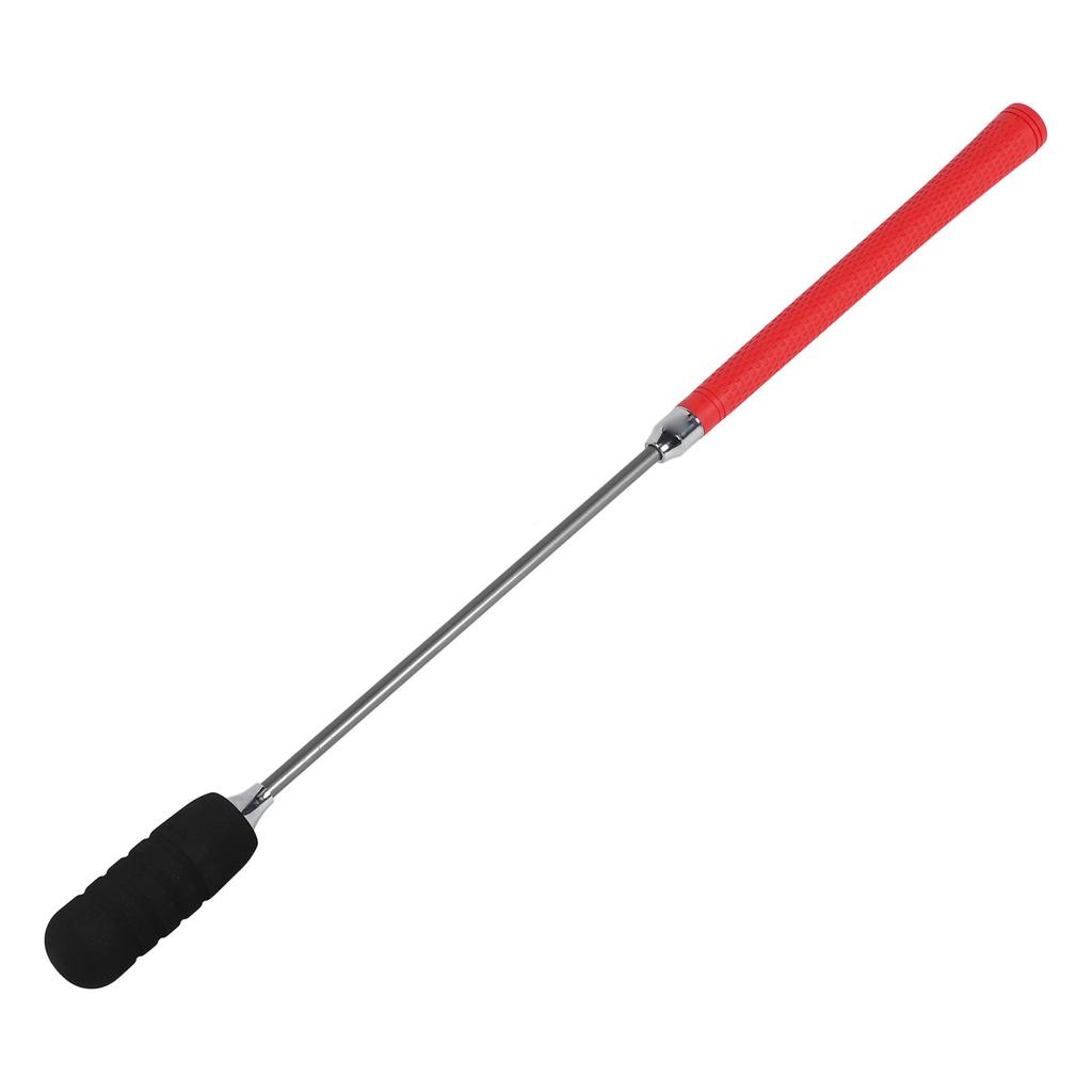 Golf Swing Training Stick Adjustable Enhanced Golf Skills Golf Swing Practice Stick for Indoor Red