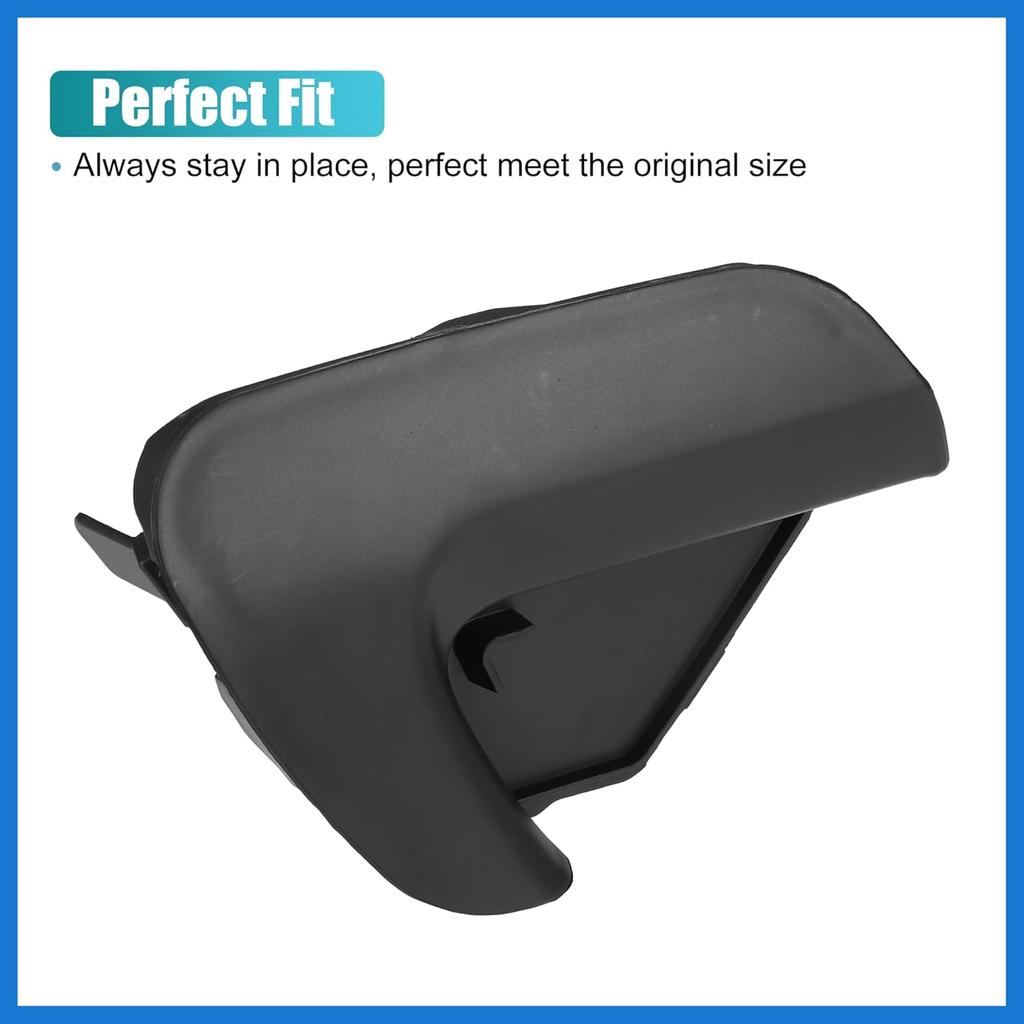 Unpainted Front Right Bumper Tow Hook Cover for Toyota Yaris 2012-2014 Front Bumper Tow Hook Eye Cap No.52127-52931/52127-0D917 Black Auto