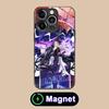 HSR Serval Glass MagSafe Mobile Phone Case for iPhone 17 16 15 14 13 12 11 Air Pro Max Plus Mini Colorful Cover