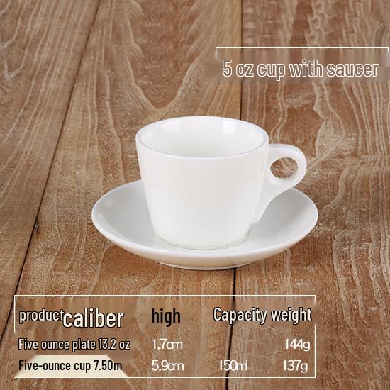 Elegant White Ceramic Coffee Cup & Saucer Set with Spoon – Ideal for Home or Hotel Use