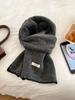 High-quality Xiaoxiangfeng wool red wool scarf women's winter high-end knitted warm scarf manufacturer