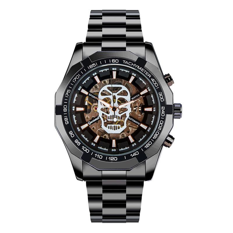 Top nagelneue automatische mechanische Uhr Mode hohl goldene automatische mechanische Uhr explosive Service Skelettuhr