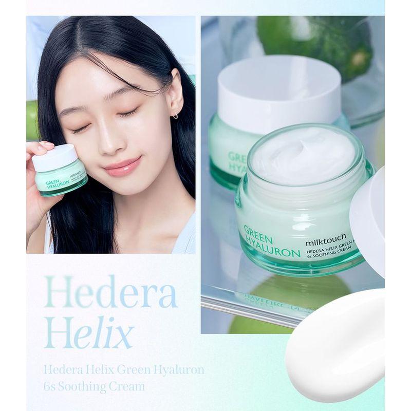 Milk Touch - Crema Calmante Hedera Helix Green Hyaluron 6s