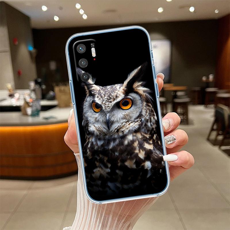 NH14 Cartoon Art Owl Phone Case for LG K22 K30 K40 K40S K41 K42 K50 K50S K51 K51S K52 K61 K62 K71 K92 Q60 Q61 V40 V50 V60