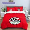 EFA Logo Pattern Bedding Quilt Set  Home Decoration  Gift (1 * duvet cover + 2 * pillowcase  without core)