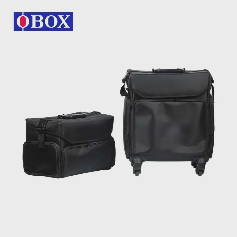 Dual-purpose Large-Capacity Cosmetic Trolley Bag for Makeup Artists