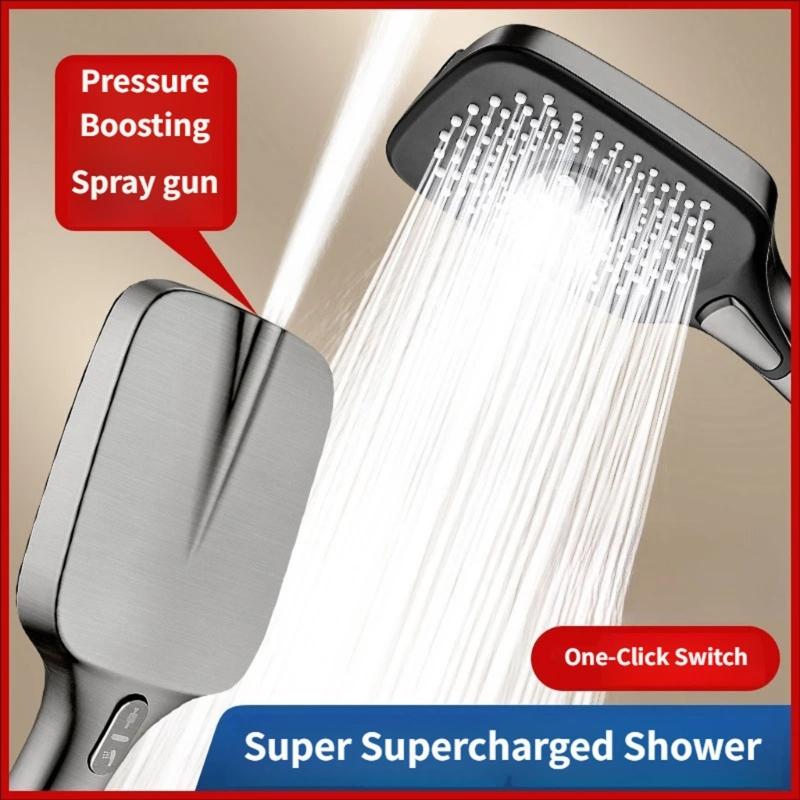 Powerful High Pressure Shower Head Water Saving Hnadheld Showerhead With Multiple Sprays Modes Easy Installation