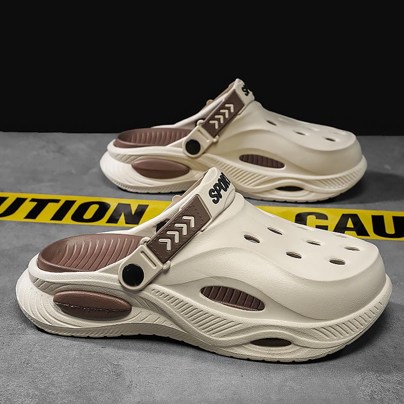 Fashion CYYTL Mens Slippers Casual Summer Outdoor Beach Shoes Sandals Walking Slides Comfort Lightweight Luxury Designer Fashion Leather