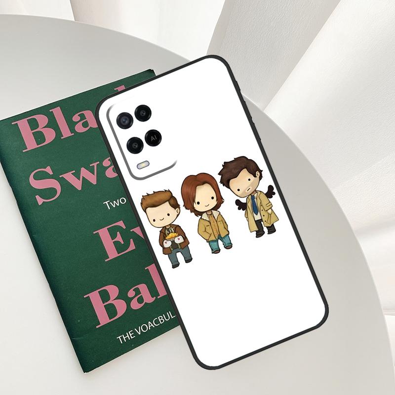 Supernatural Castiel Case For Oppo A52 A72 A76 A96 A54 A74 A94 A54S A57S A58 A78 A98 A57 A77 A15 A16 A17 Cover