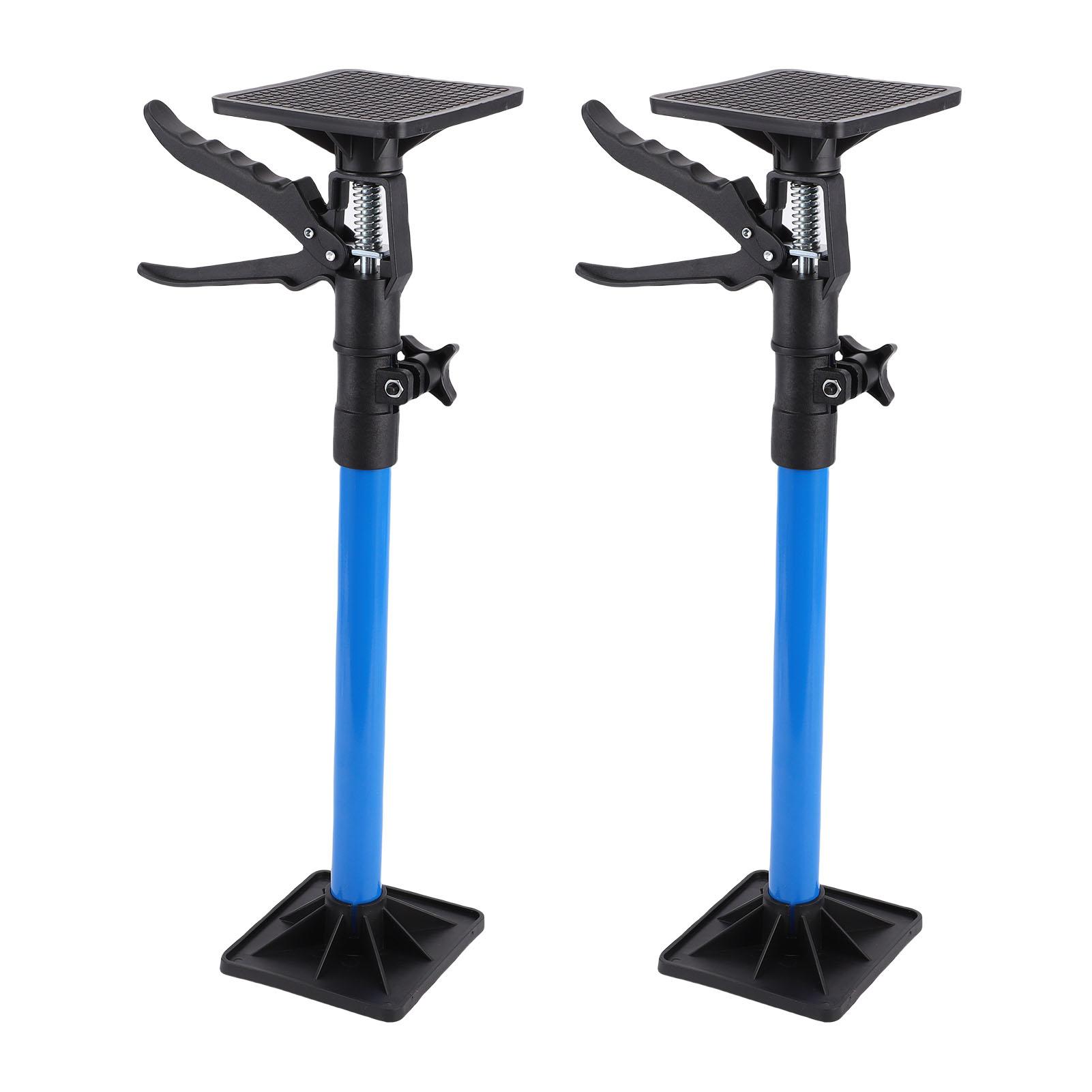 

2 Pcs Cabinet 50-115cm Telescopic 40kg Load Bearing Large Anti Slip Pad Support Pole for Cabinet Installation
