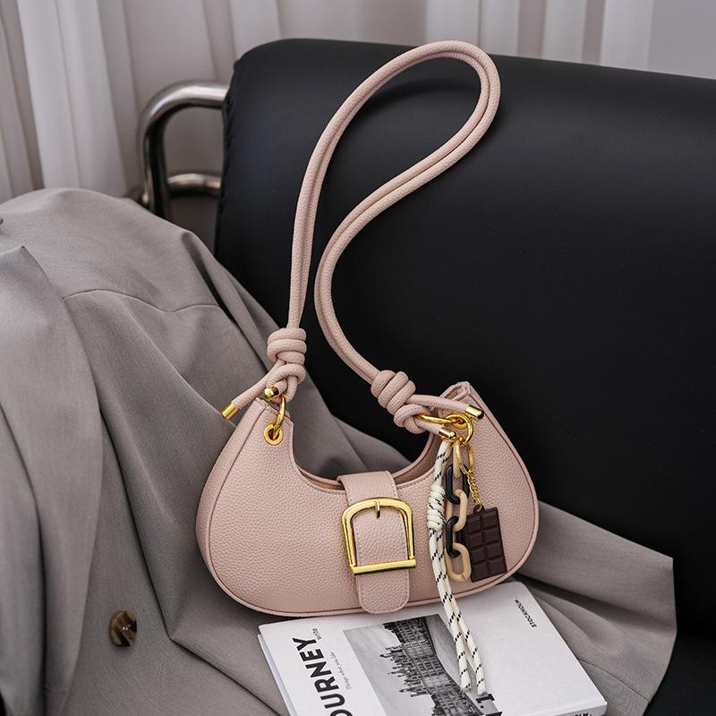 Premium Sense of Foreign Style Women's Bag 2025 New Versatile Niche Design Single Shoulder Underarm Bag Spring and Summer Dumpling Bag