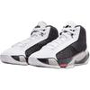 Air Jordan 38 GS Fundamental Kinder-Sneakers Weiß Schwarz Siren-Rot DZ3499-106