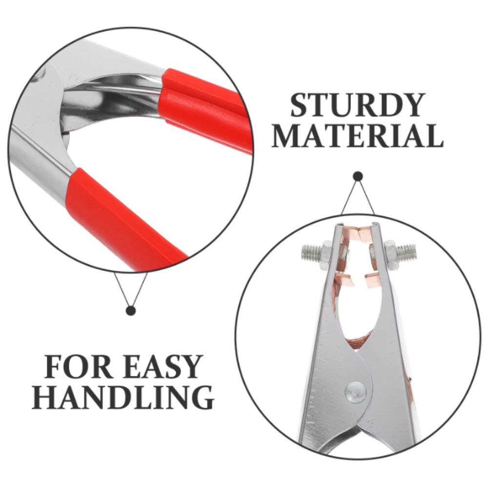 Heavy Duty Welding Grounding Clamp Manual Welder Grounding Connector Earth Ground Clip  TIG Welder