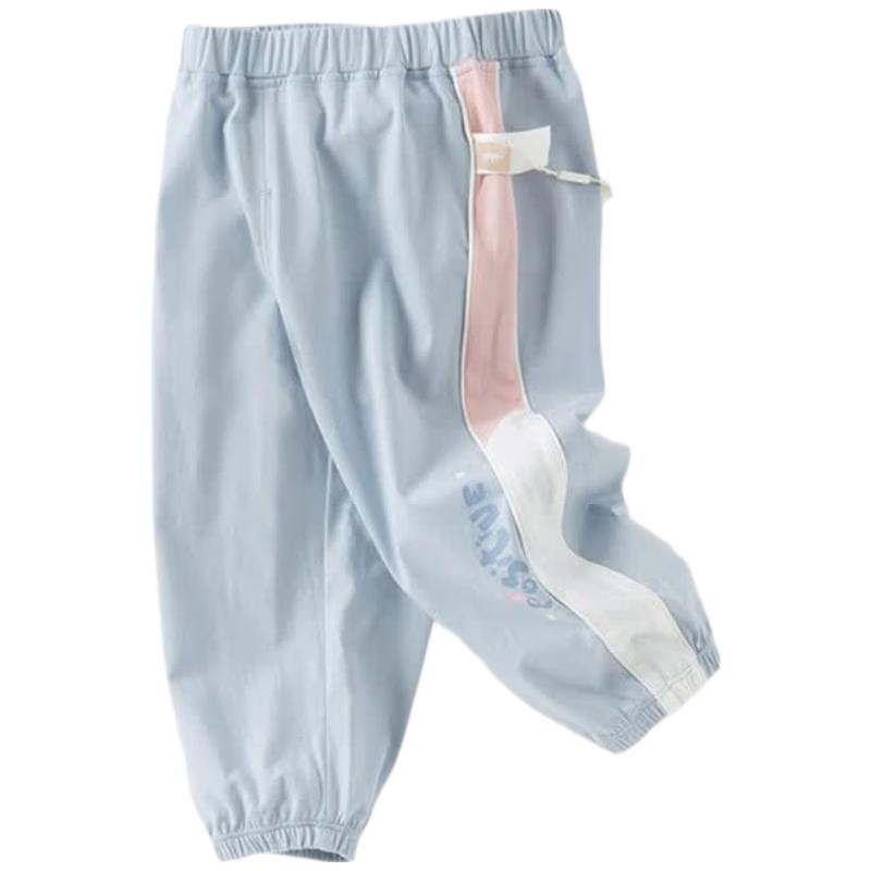 David Bella Girls' Summer Cotton Jogger Pants