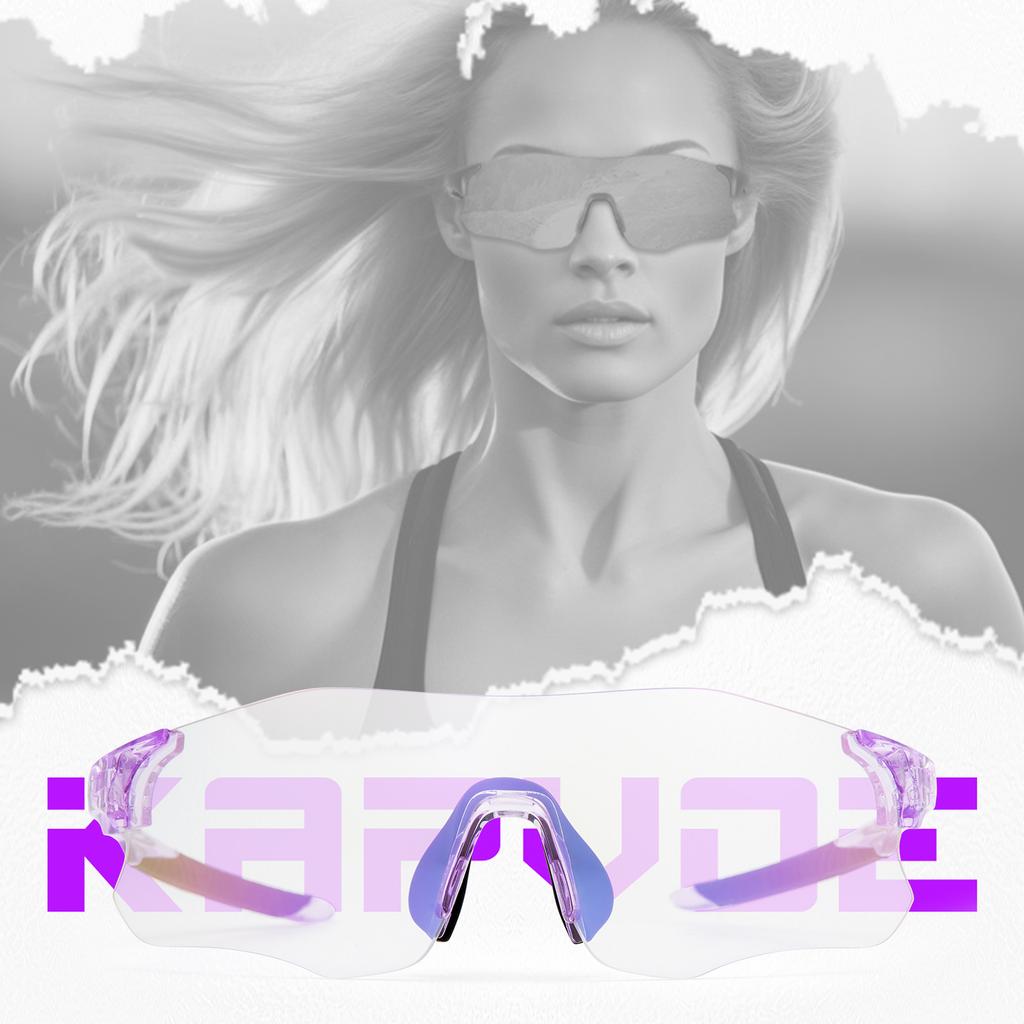 Pochromic Cycling Sunglasses Cycling Glasses MTB UV400 Sports Glasses Bicycle Eyewear Outdoor Glasses Running Goggles