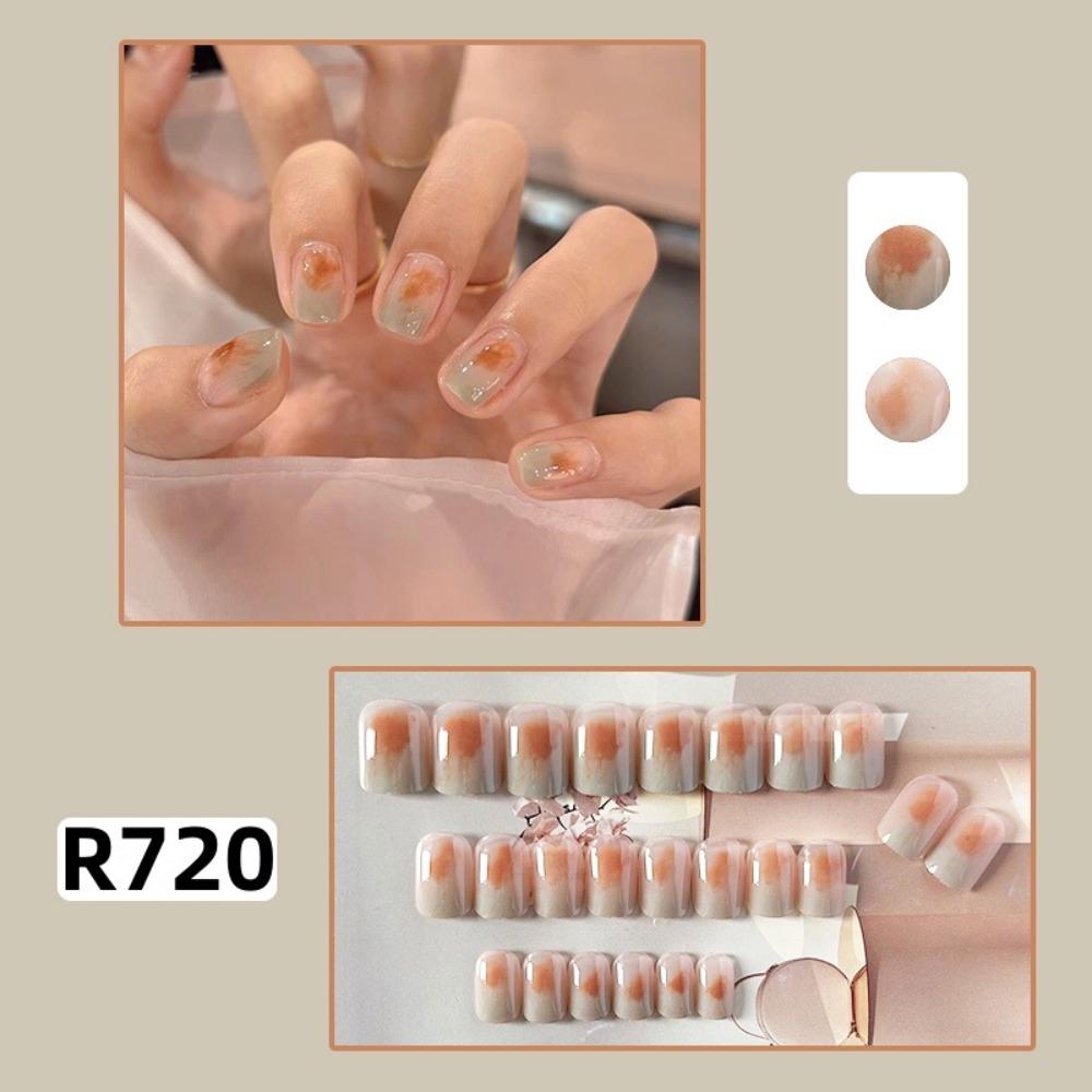Frühling und Sommer Wind Tragen Nagel Reiner Wunsch Nagelpflaster Aufhellend Abnehmbares Nagelstück Langes und kurzes Nagelstück Fertigprodukt