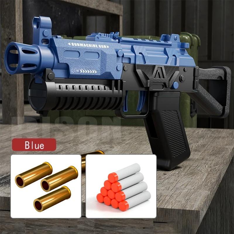 Outdoor Toy Pistol Gun Shell Throwing Soft Bullet for Kids Adults Sport Shooting Game Interactive Fun Toy Gun for Birthday Gift