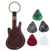 Picks Storage Pouch Portable Picks Holder Case Picks Organizer Leather For Bass Guitar Musicians Performance