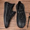 Men's Autumn Leather Sneakers Casual Leather Shoes