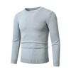 Men S Slim Fit Crew Neck Long Sleeve Knit Sweater Autumn Casual