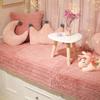 Plush Bay Window Mat Window Mat Fabric Pastoral Life Bay Window Tatami Seat Mat Thickened Non-Slip Balcony Mat