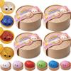 Glitter Dumpling Squishy - Random Glitter Dumpling Box, 10 Colors Dumplings Squishy Toy, More Surprises