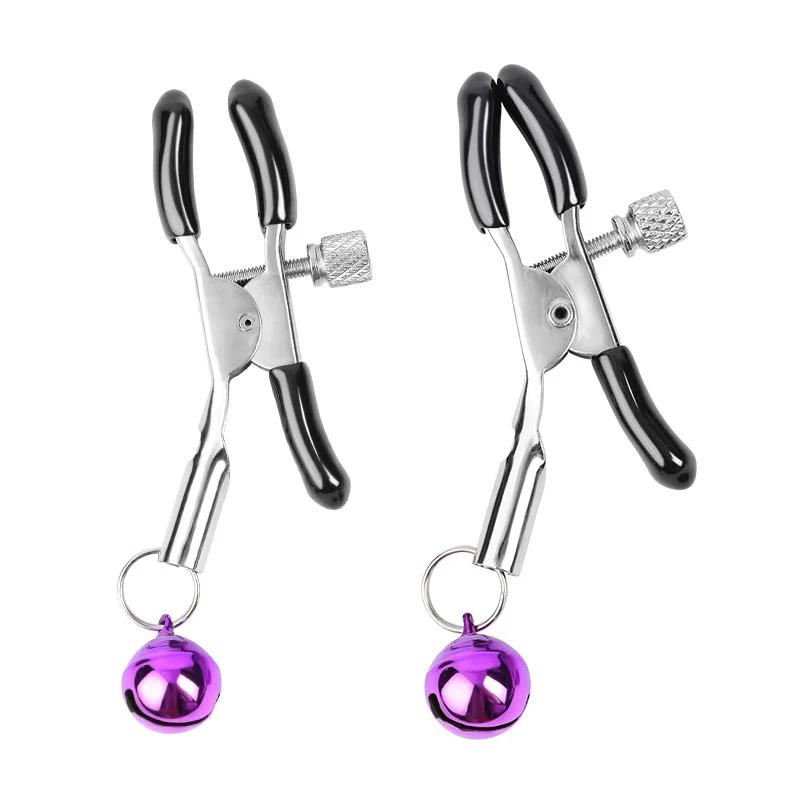Metall Nippelklemmer Bryst Klitoris Labia Klemmer Bondage Slave Restriksjoner Voksenspill Sexleketøy For Kvinner Menn Par Flørting