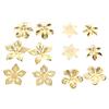50 Pcs/Set Vintage Metal Flower Filigree Slice Charms Jewelry Diy Craft Findings
