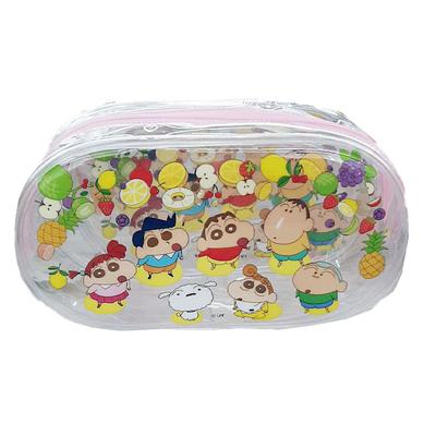 Clear Round Pouch Shin-chan Fruit M
