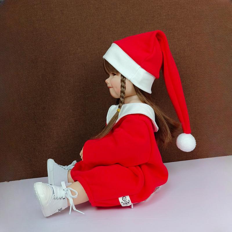 Реалистичная полностью виниловая кукла реборн 55 см — фото 6