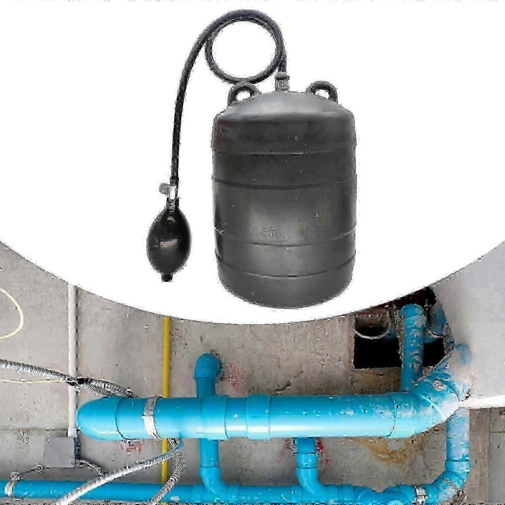 (DN150 DN160) Inflatable Pipe Plug Sewer Test Plug Effective Repair Practical Professional Premium with Hand Inflatable Ball Plumbing Test A