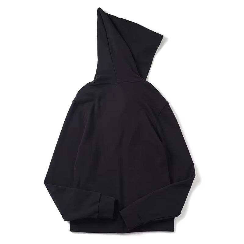 Spring Autumn Hoodies Men Zipper Cardigan Harajuku Black Sweatshirts Hip Hop Swag Style Skateboard Streetwear Cloak Hooded Jacket Coat