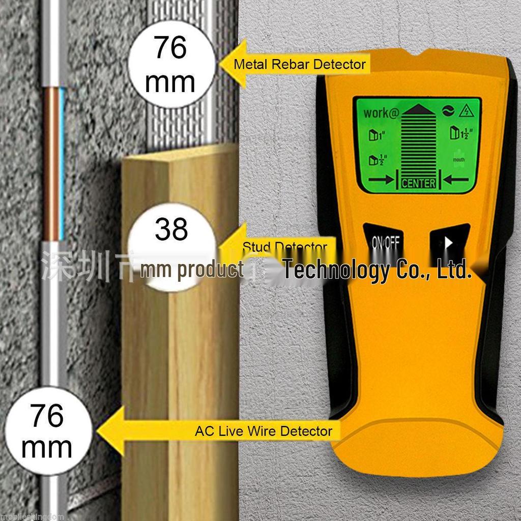 Multifunctional Wall Detector TH210 for Metal, Wood, Cable, Rebar in Hydroelectric Installations