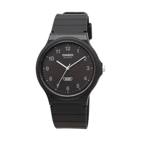 [Casio] CASIO Analog Watch Chipkashi Cheap Casio MQ-24B-1B Biomass Plastic Band Unisex Black Overseas Model [Parallel Import]