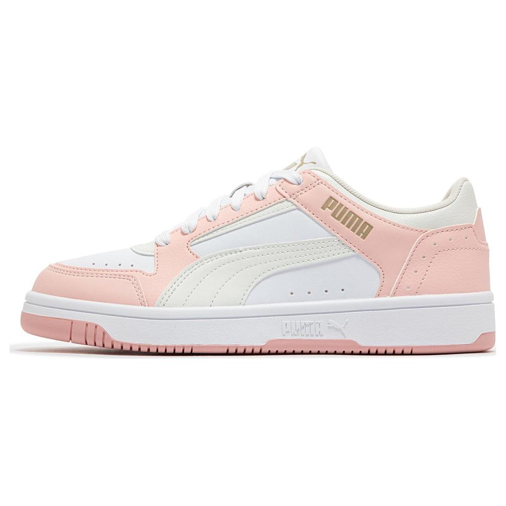 Puma Rebound Layup Low Top Sneakers Unisex Sneakers Pink White 380747-28