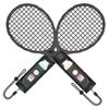 JYS-NS2266 Compatible For Nintendo Switch 2 Left and Right Joy-Con Handle Holder Tennis Racket with Lanyard