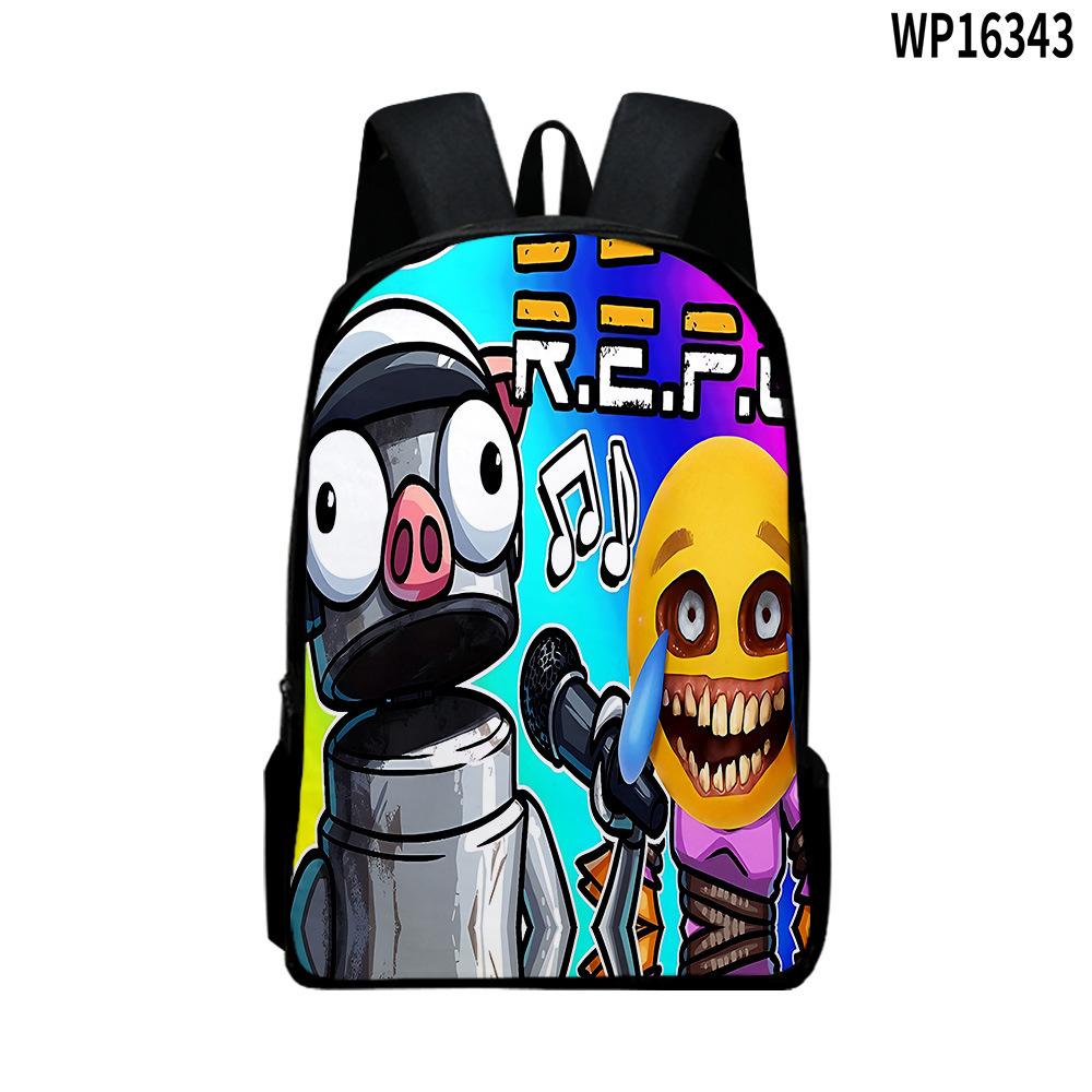 Klassische Neuheit Cool R.E.P.O repo Notizbuch Rucksäcke Schüler Schultaschen 3D-Druck Oxford Wasserdicht Jungen/Mädchen Laptop Rucksäcke