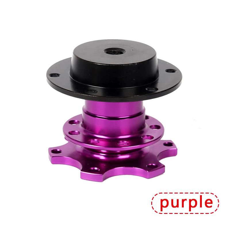 Universal Steering Wheel Quick Release Hub Boss Kit Wheel Hub Adapter For 6 Hole Steering Wheel Hub