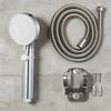 Bathroom Leak-proof Pressurized Shower Head One-button Water-stop Switch Easy To Install Stainless Steel Bathroom Accessories