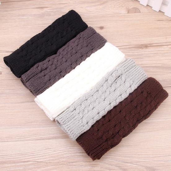 1 Pair Fashion Women Girl Winter Wrist Warm Knitted Fingerless Soft Gloves Xmas Gift